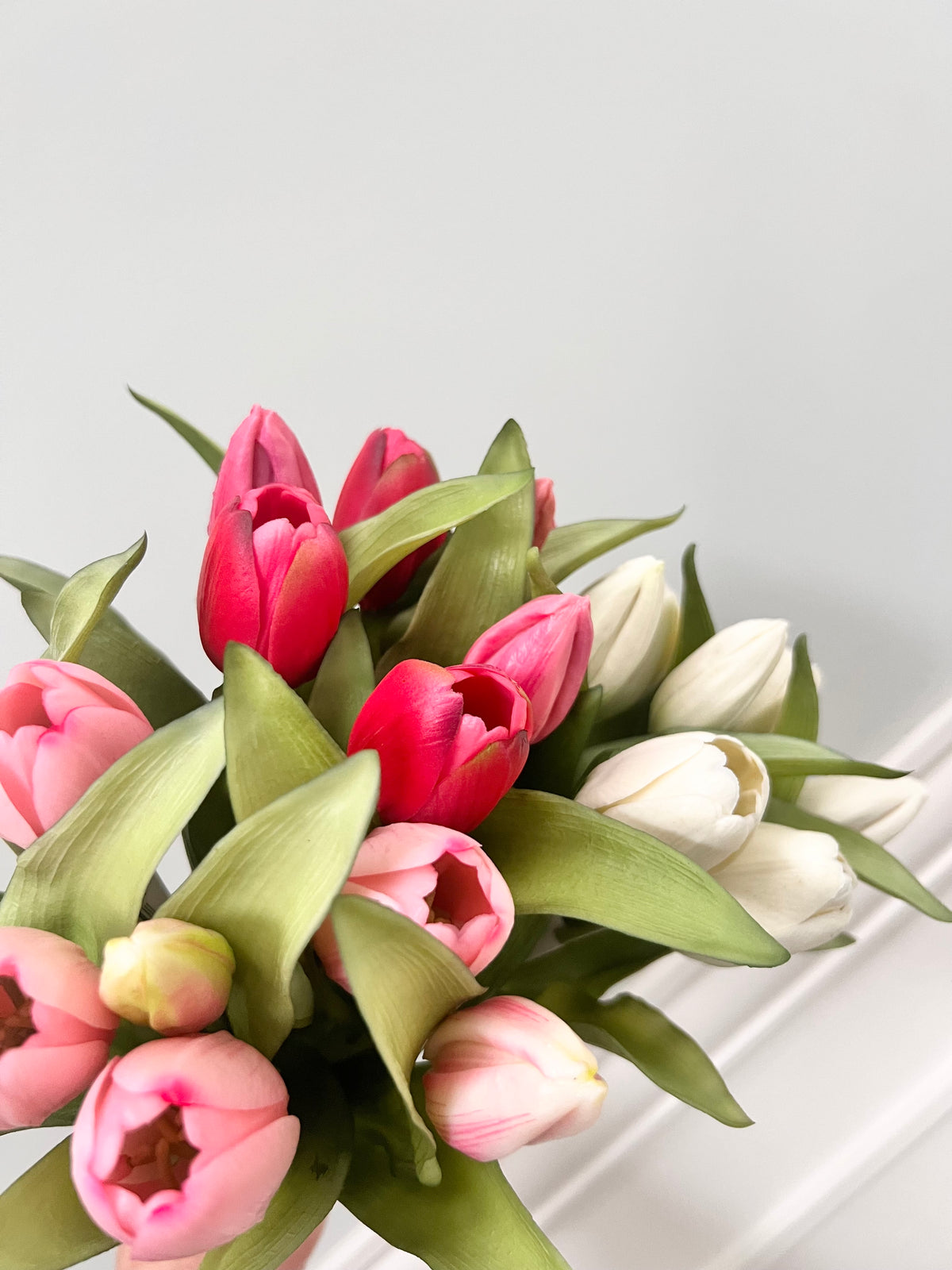 Faux: 12" Real Touch Tulip Bundle