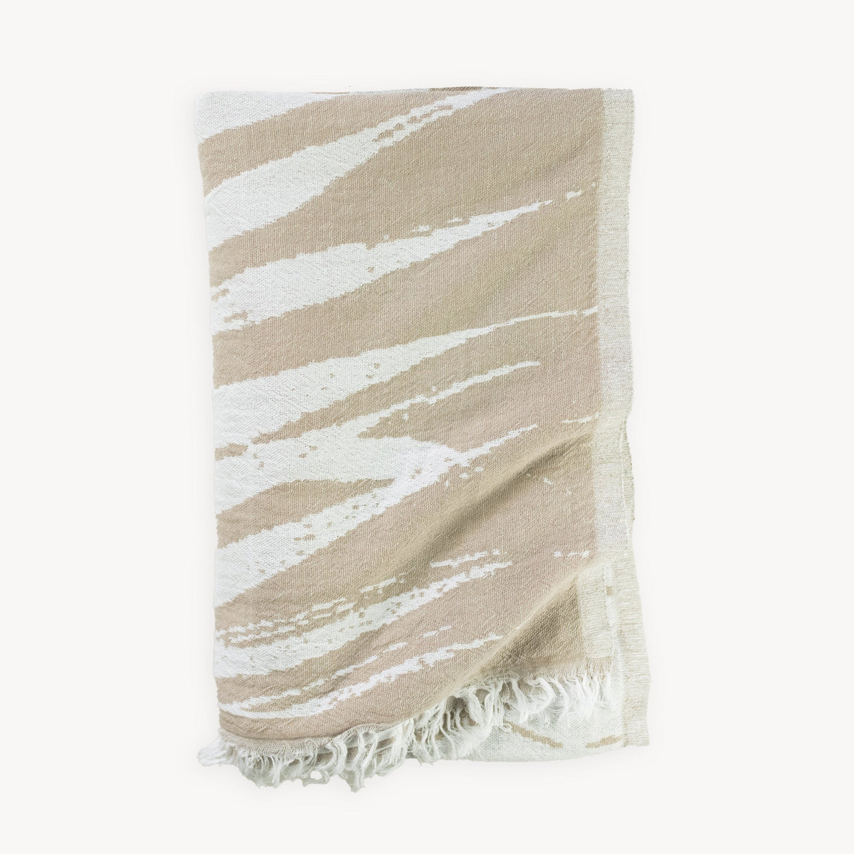Pokoloko Bayside Beige Crinkle Towel