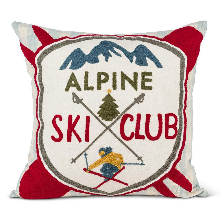 Abbott Chalet Series: Alpine Ski Club Pillow
