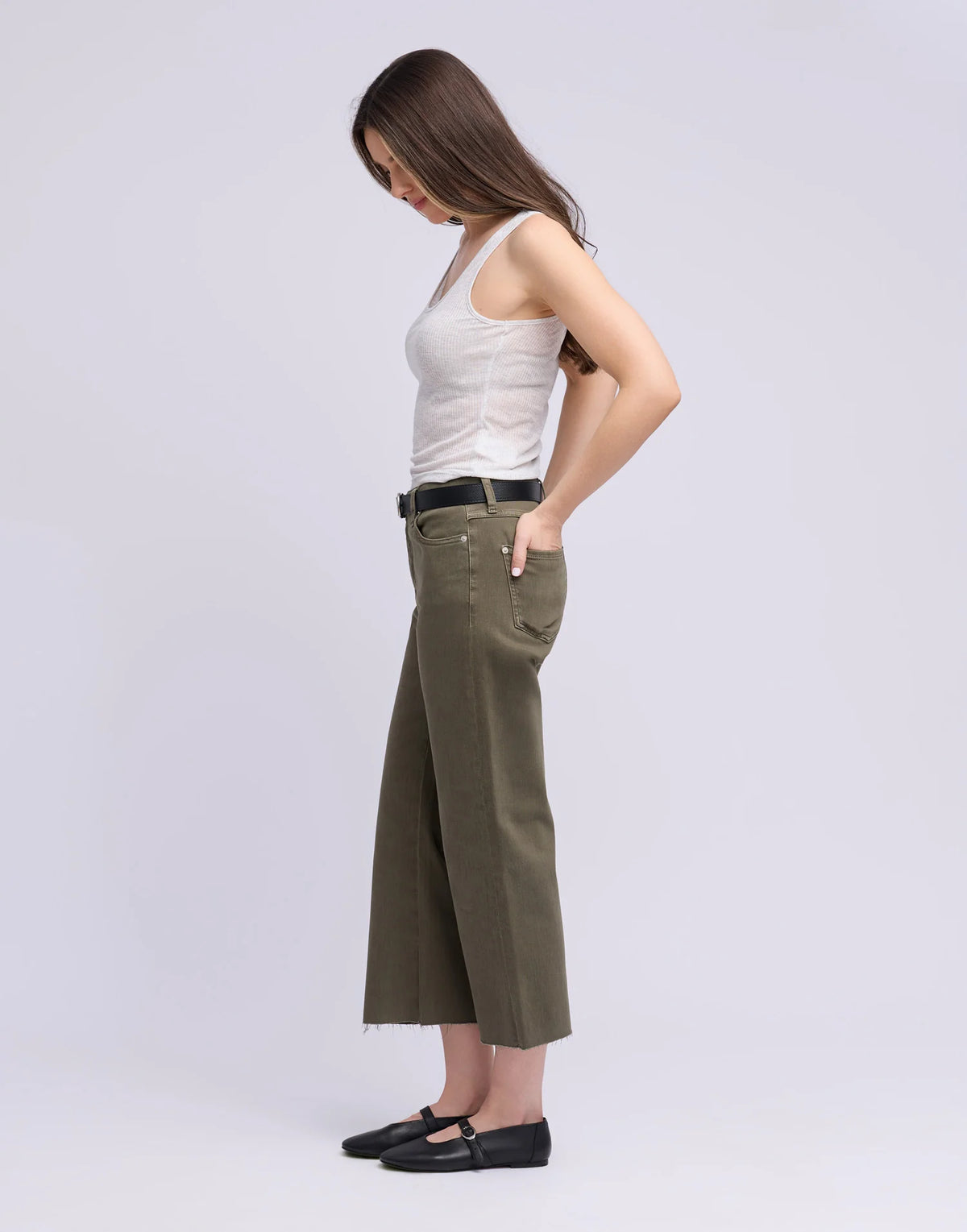 Yoga Jeans Lily Wide - Oprah In Khaki