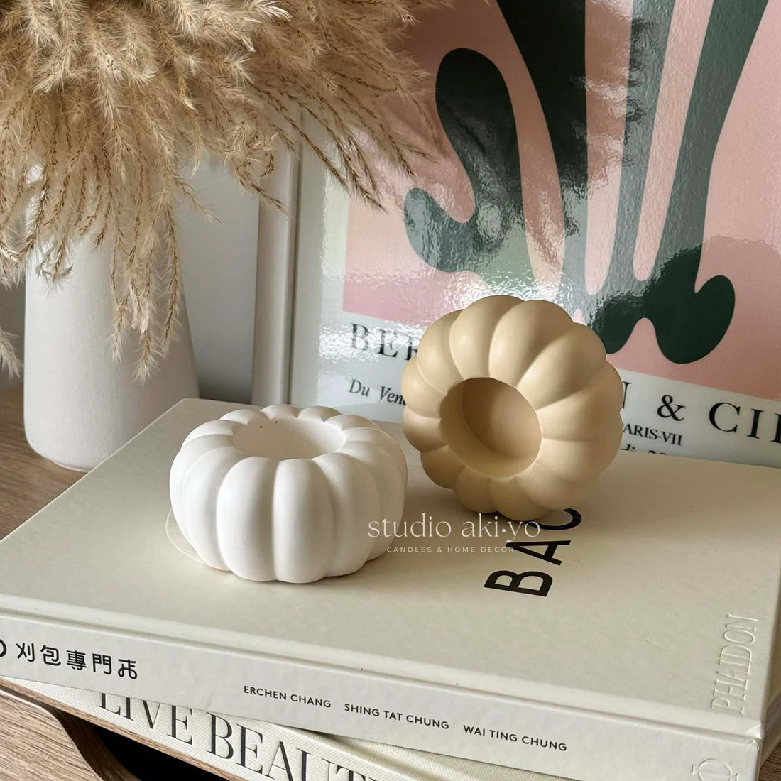 Studio Akiyo Pumpkin Tea Light Candle Holder (two colours)