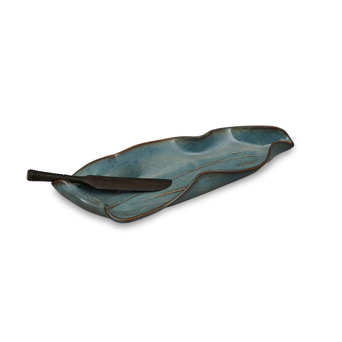 Hilborn Pottery Butter Dish With Rosewood Knife (two colours)