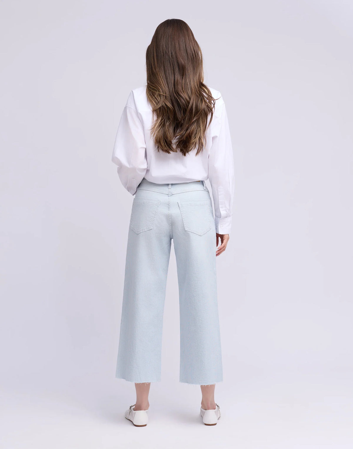 Yoga Jeans Lily Wide - Pinstripe
