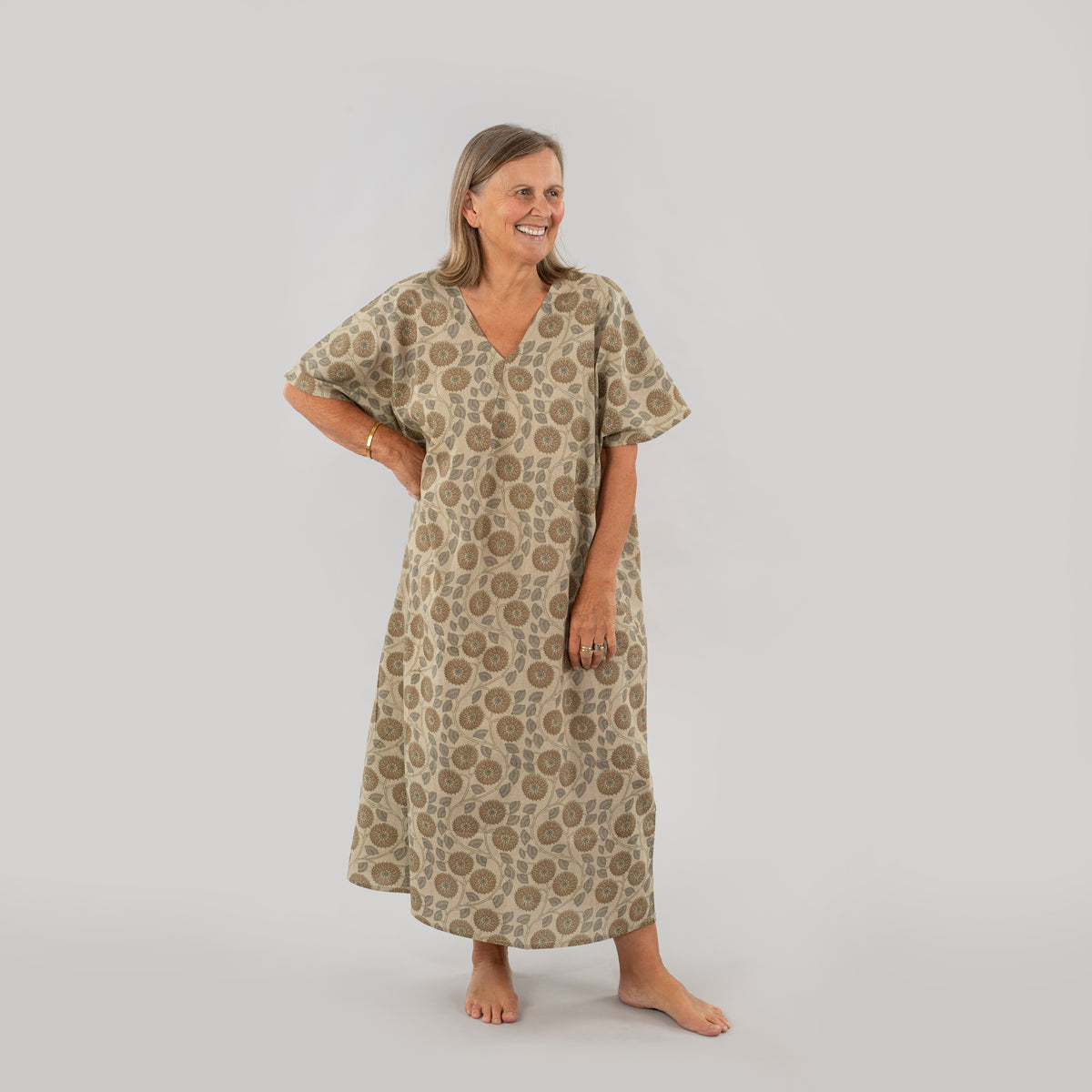 Indaba Block Print Kaftan (several colours & patterns)