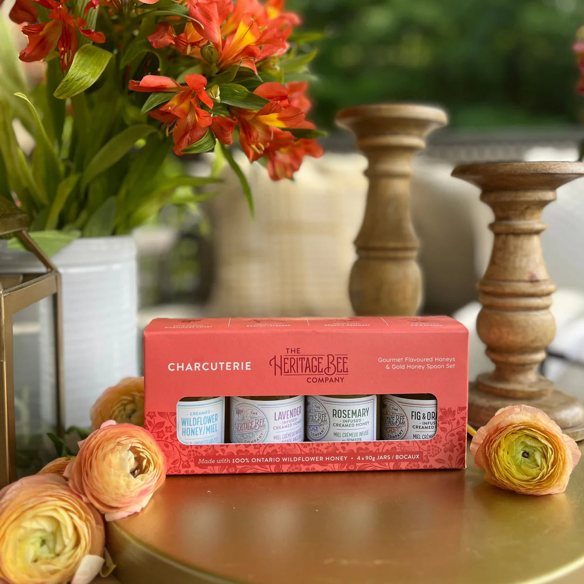 The Heritage Bee Company Gourmet Honey Gift Set: Charcuterie