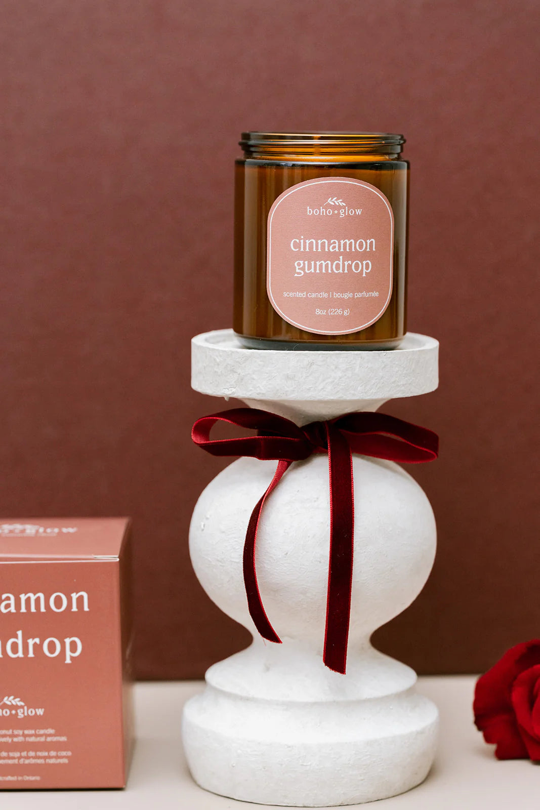 Boho + Glow Cinnamon Gumdrop Candle