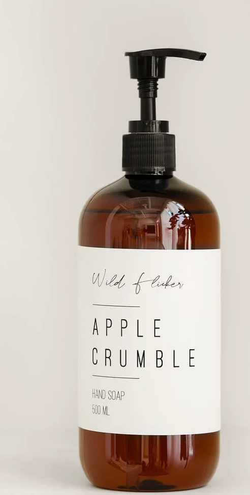 Wild Flicker Apple Crumble Hand Soap & Hand + Body Lotion (sold separately)