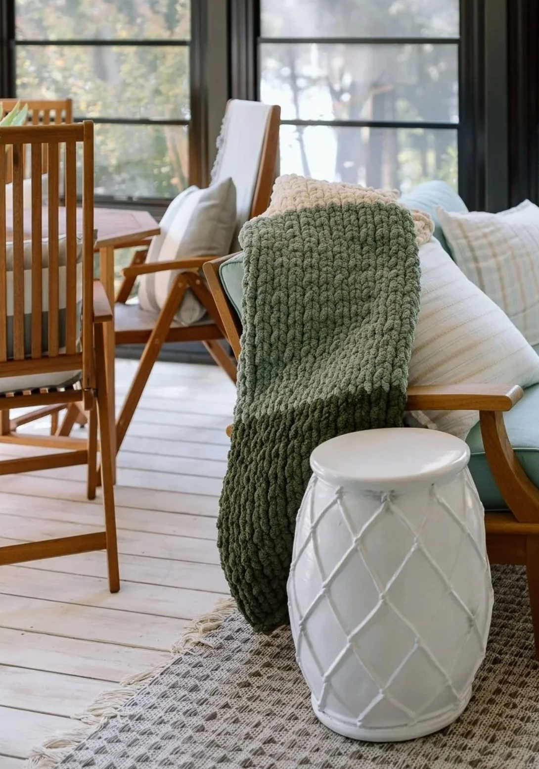 Nicnakknits Alexandra Lap Throw