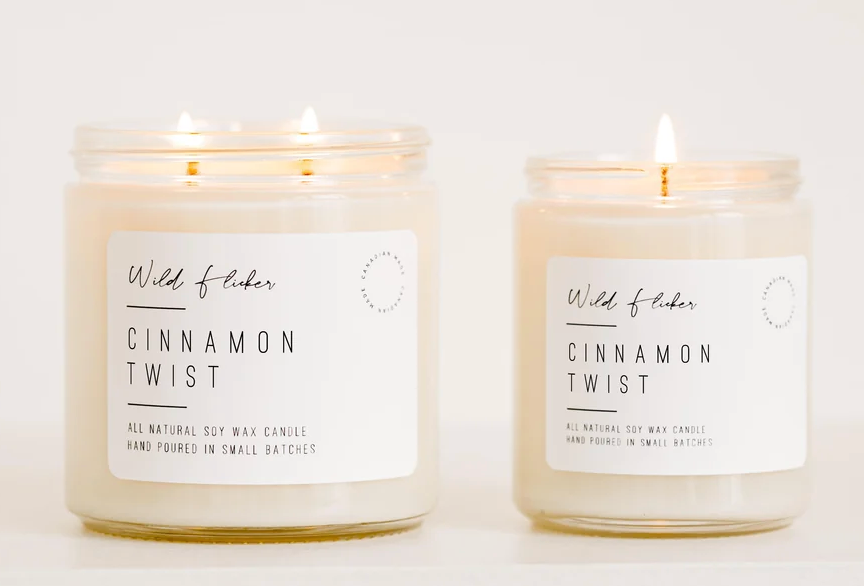 Wild Flicker Fall Candle Collections (many scents, two sizes)