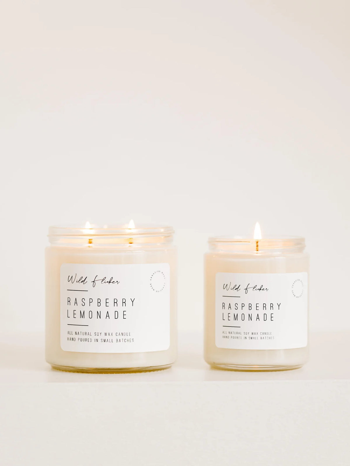 Wild Flicker Double Wick Candle (many scents)