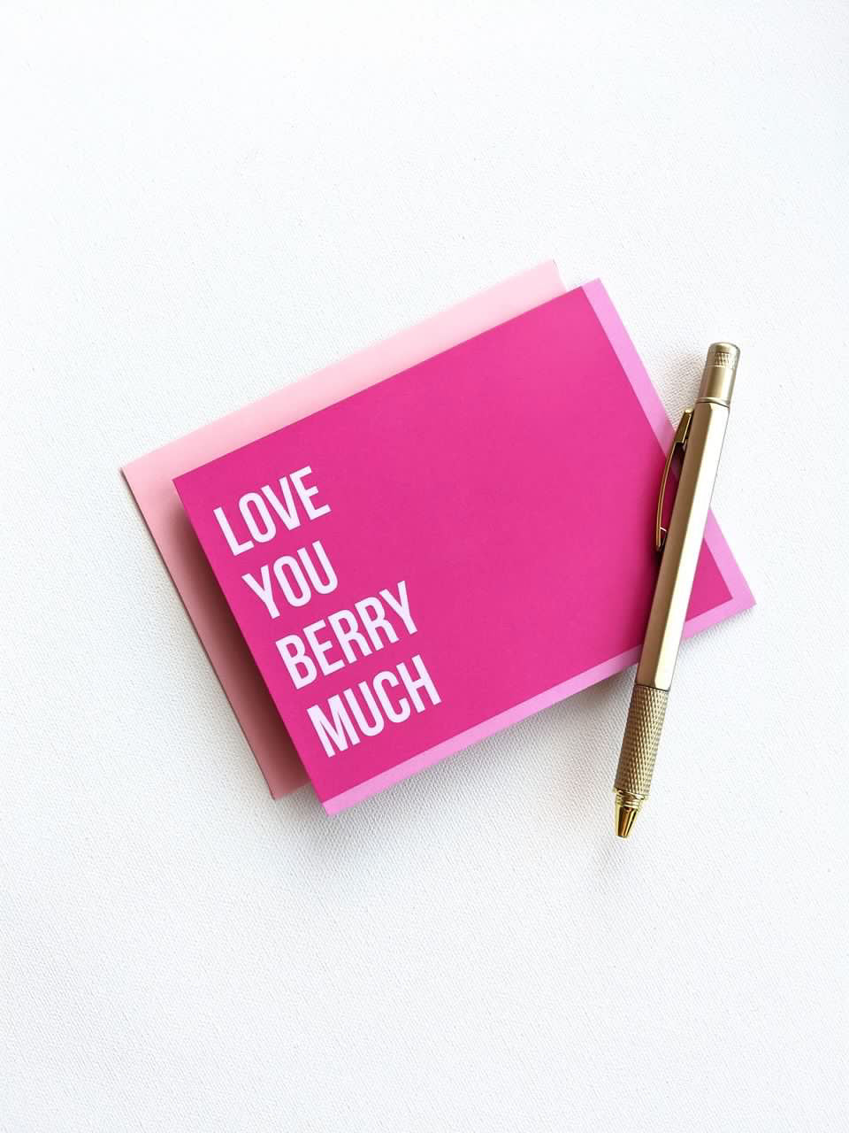 When Studio Love You Berry Much Notecard