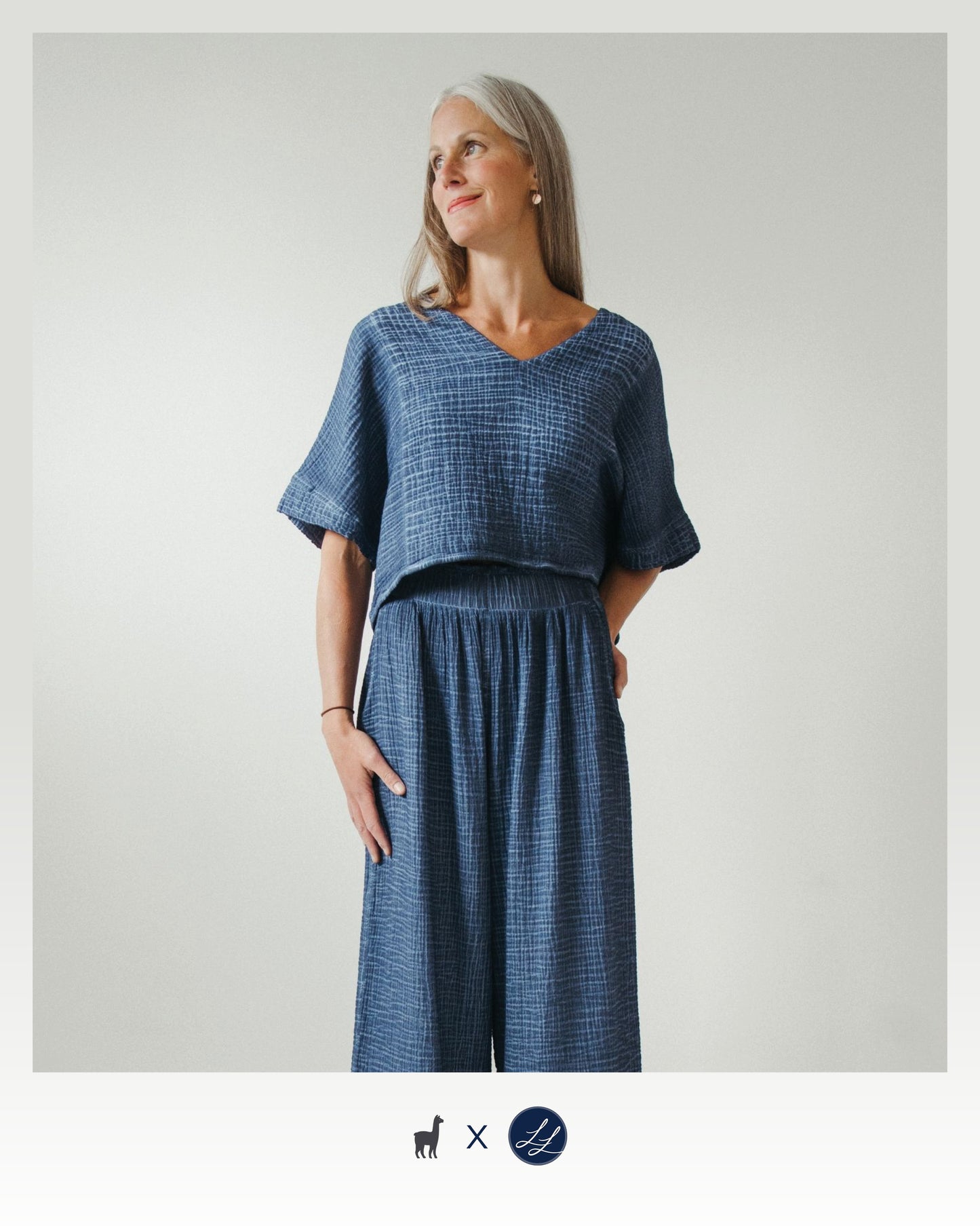 Pokoloko Indigo Crinkle Cotton Separates (many styles)