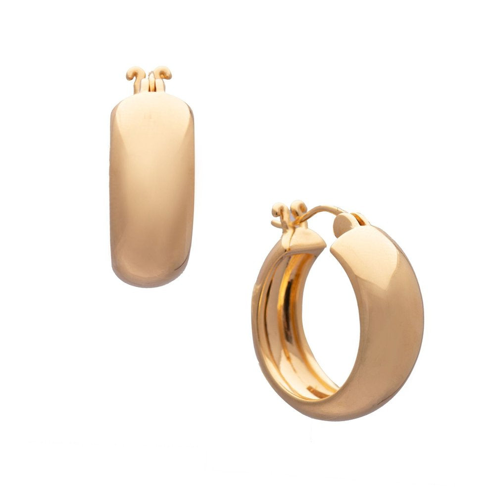 Sarah Mulder Toni Hoops in Gold (two sizes)