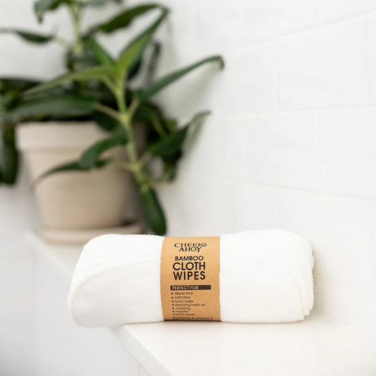 Cheeks Ahoy Bamboo Wipes - 6-pack