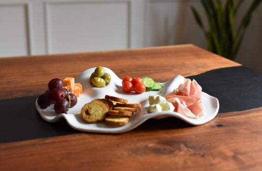 Equanimity Ceramics Wavy Charcuterie Boards (three sizes)