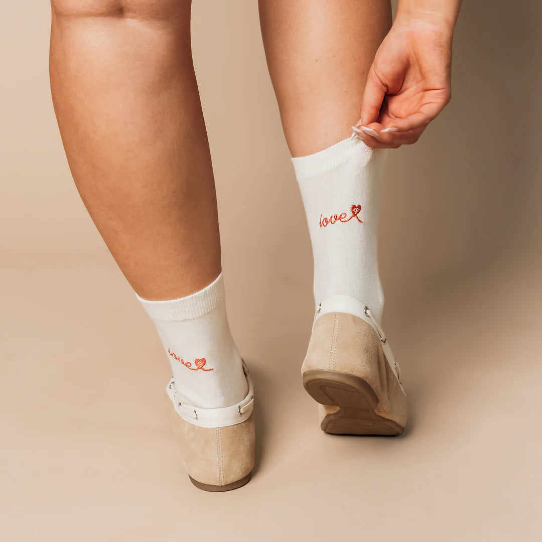 Q For Quinn Love Socks - 98% Organic Cotton
