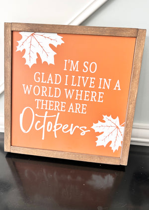 Copper & Cole Hand-Painted Fall Sign (several styles)