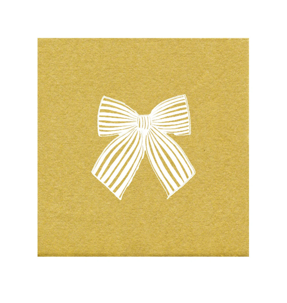 Napkins: Gold Bow - Paviot Napkin (two sizes)