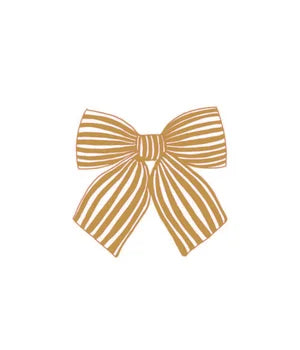 Napkins: Gold Bow - Paviot Napkin (two sizes)