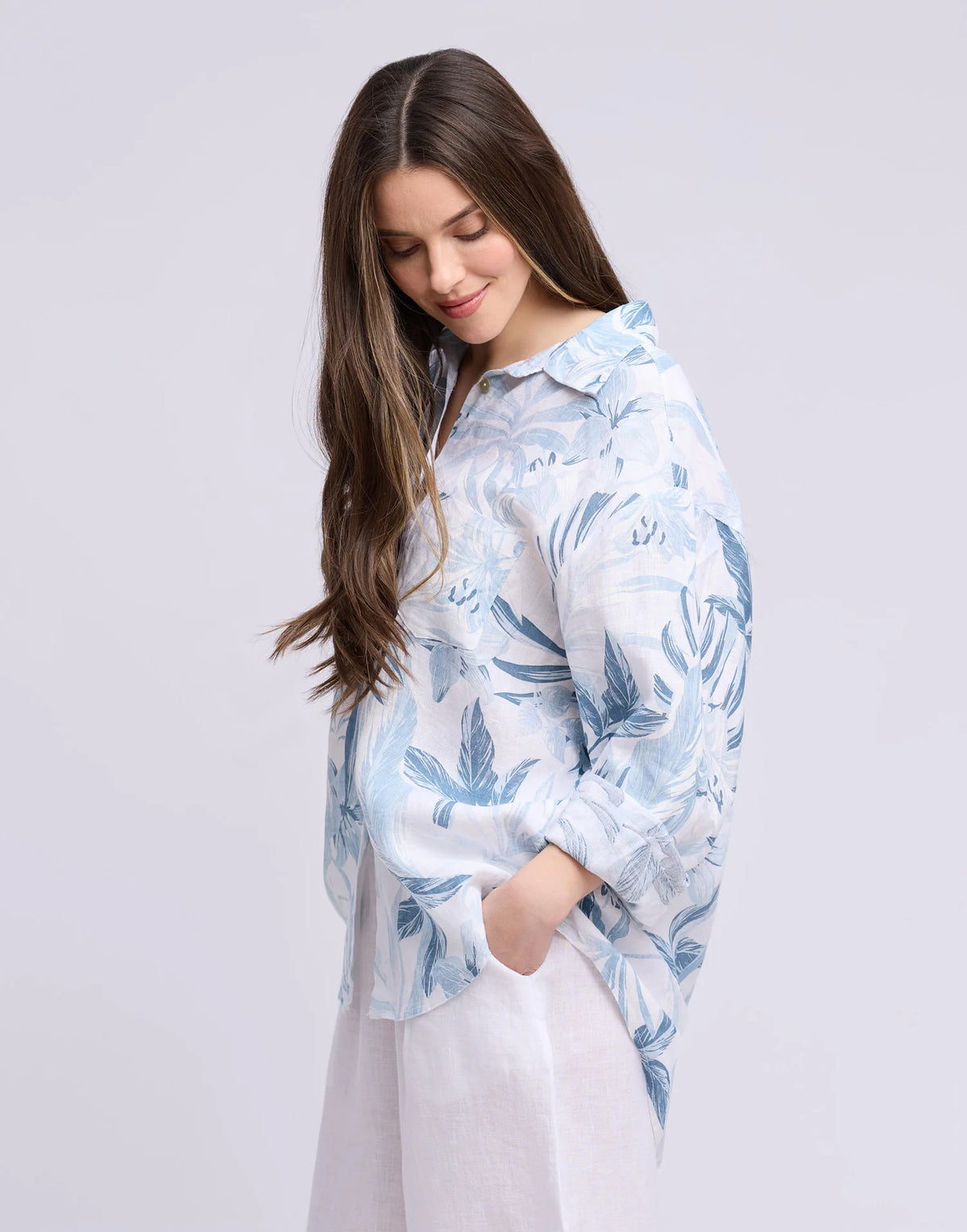 Yoga Jeans Elena Linen Boyfriend Shirt (five colours)