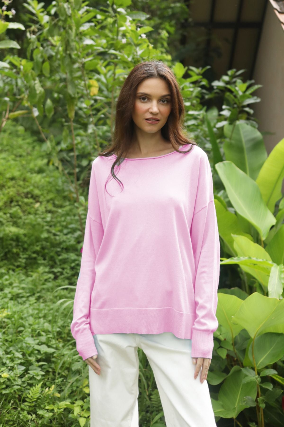 Echo Verde Clothing Roll Neck Bamboo Blend Sweater (three colours)