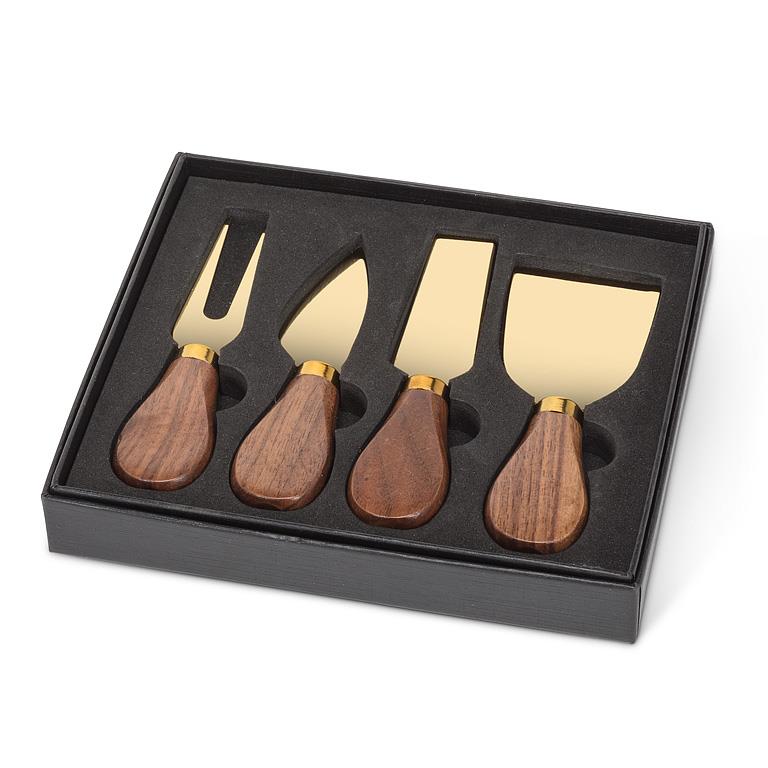 Abbott Walnut Handled Charcuterie Sets (three styles)