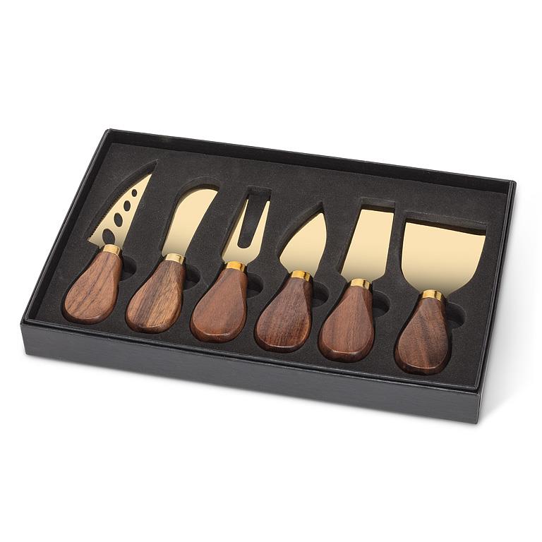 Abbott Walnut Handled Charcuterie Sets (three styles)