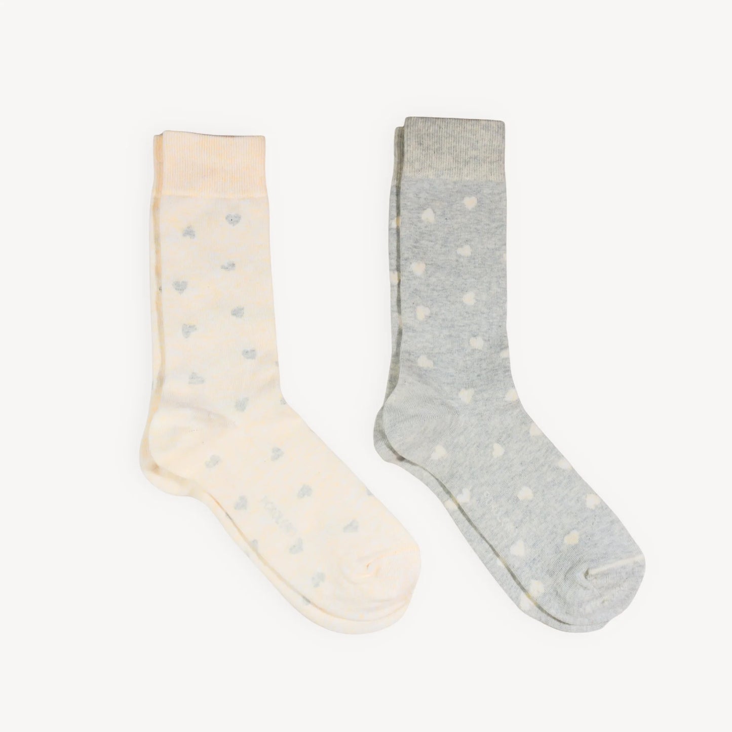 Pokoloko Have A Heart Pima Cotton Socks - Pack Of Two (four colours)