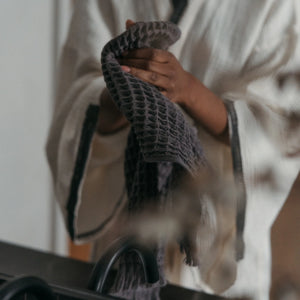 Open image in slideshow, Pokoloko French Waffle Hand Towel (three colours)
