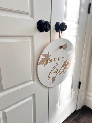 Open image in slideshow, Copper &amp; Cole Hand-Painted Fall Sign (several styles)
