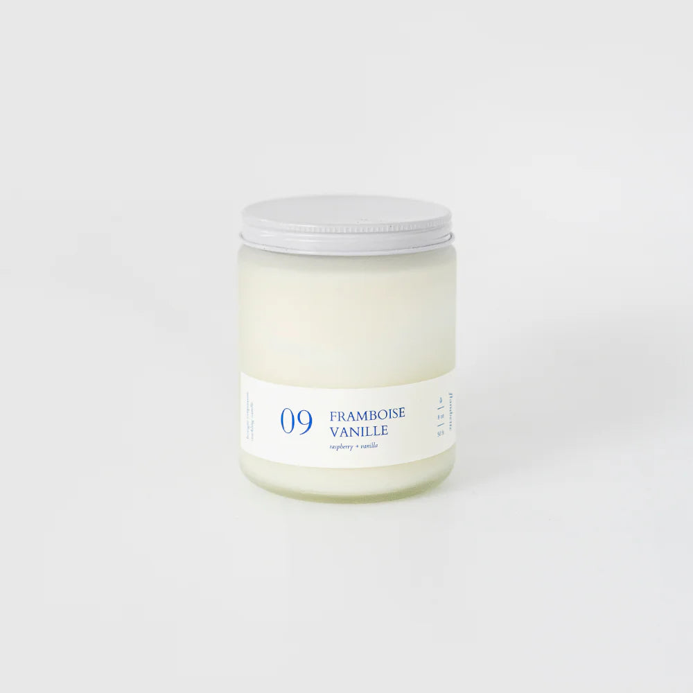 Flambette Raspberry Vanilla Soy Wax Candle (two sizes)