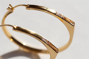 Open image in slideshow, Sarah Mulder Lyn Golden Hour Hoops &amp; Cuff (sold separately)
