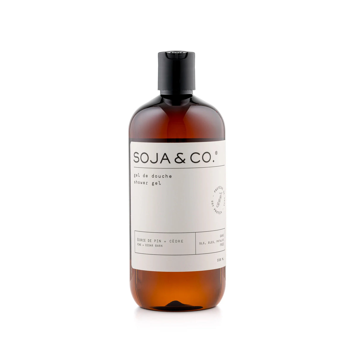 SOJA & CO. Pine + Cedar Bark Shower Gel