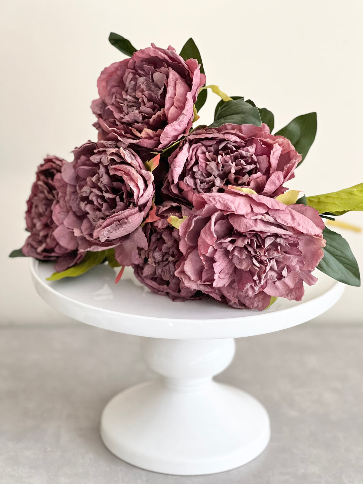 Faux: Open Peonies