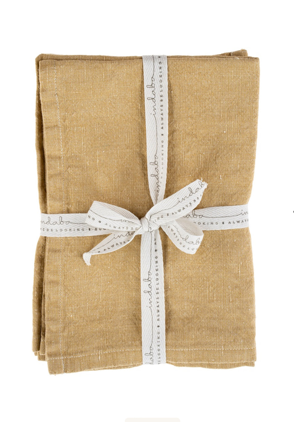Indaba Stonewashed Linen Tea Towel (Set Of Two / two colours)