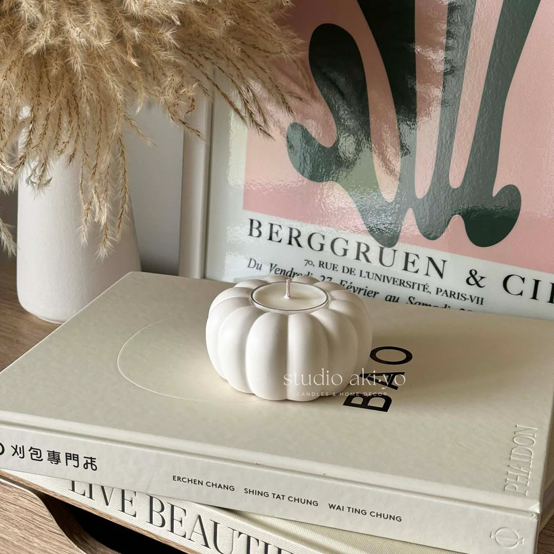 Studio Akiyo Pumpkin Tea Light Candle Holder (two colours)