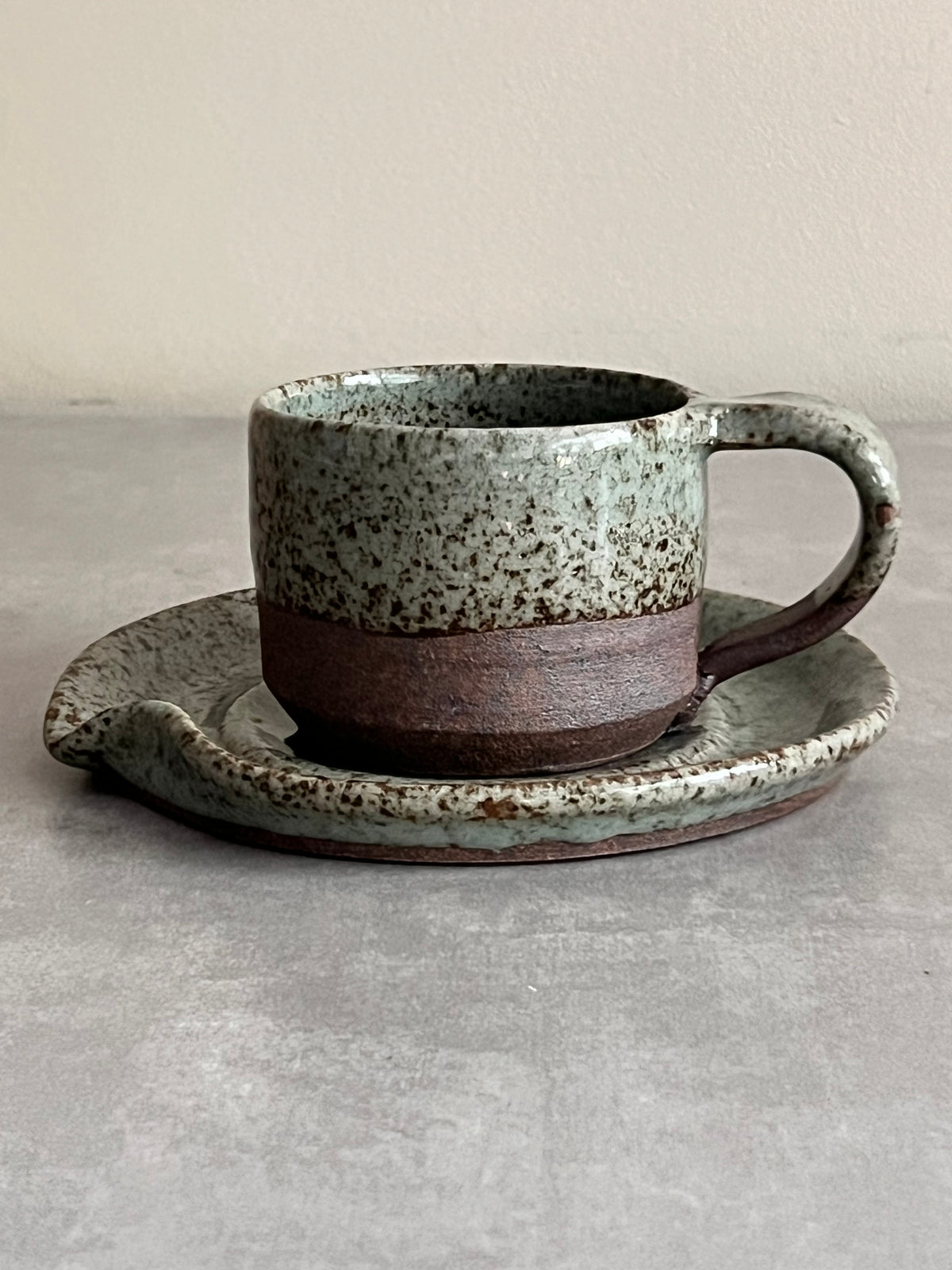 The Barefoot Potter Espresso Cup & Saucer