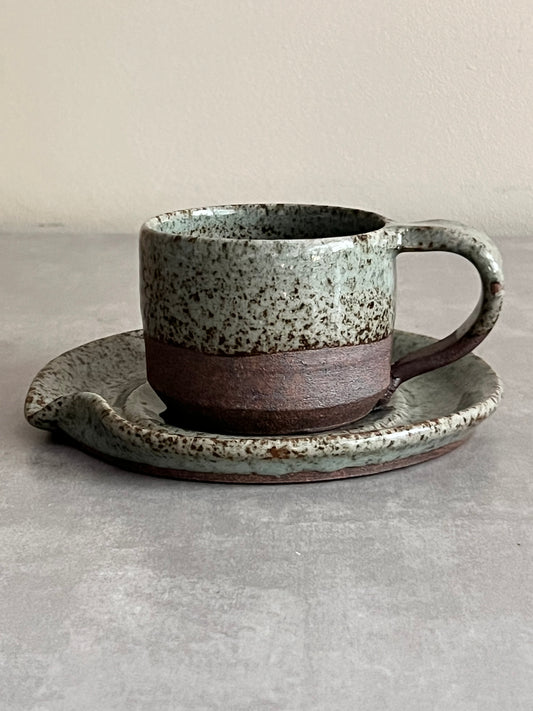 The Barefoot Potter Espresso Cup & Saucer