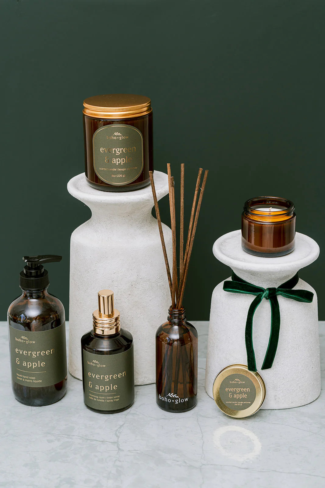 Boho & Glow Evergreen & Apple Hand Soap