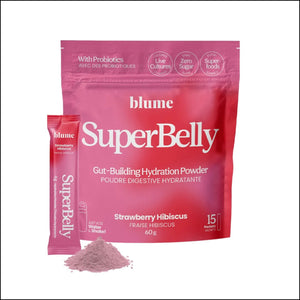 Open image in slideshow, Blume SuperBelly Gut-Building Hydration Powder (three flavours available)
