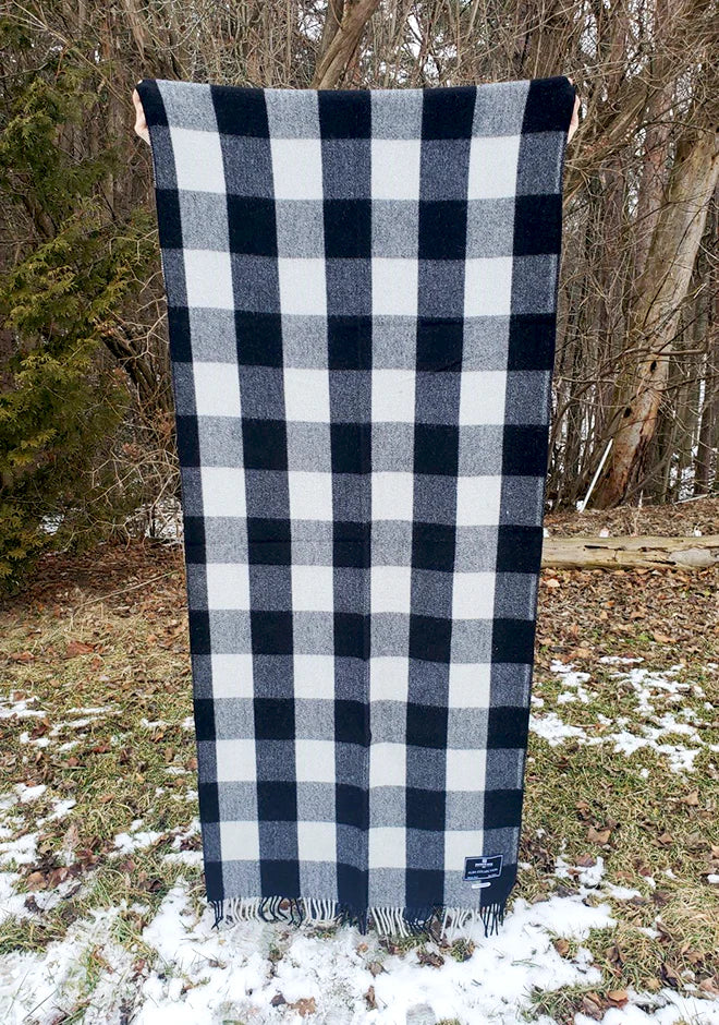 Patrick King Woollen Company Merino Wool Tartan Blanket (two sizes, several colours)