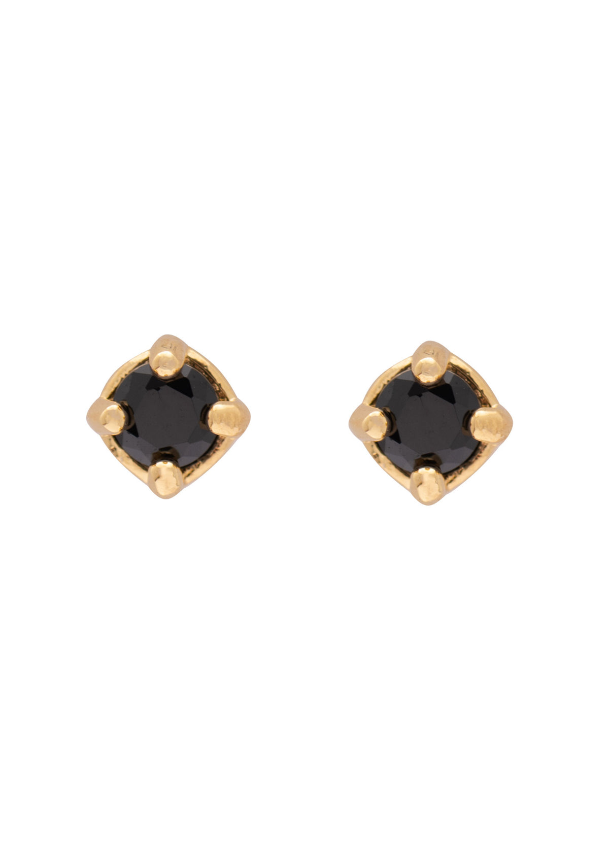 Sarah Mulder Cassie Studs Gold Onyx