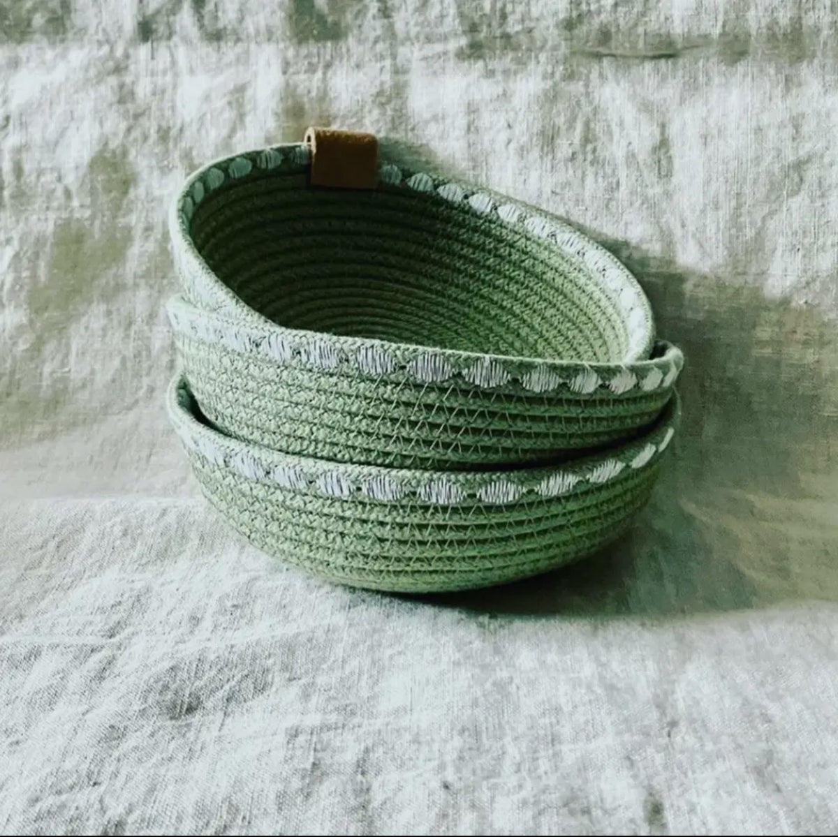 Sandra Naufal Rope Bowl (three colours)
