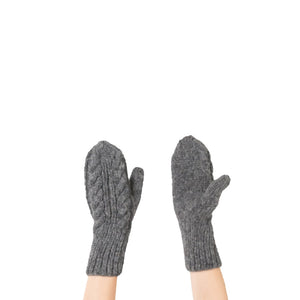 Open image in slideshow, Pokoloko Hand-Knit Alpaca Mittens (three colours)
