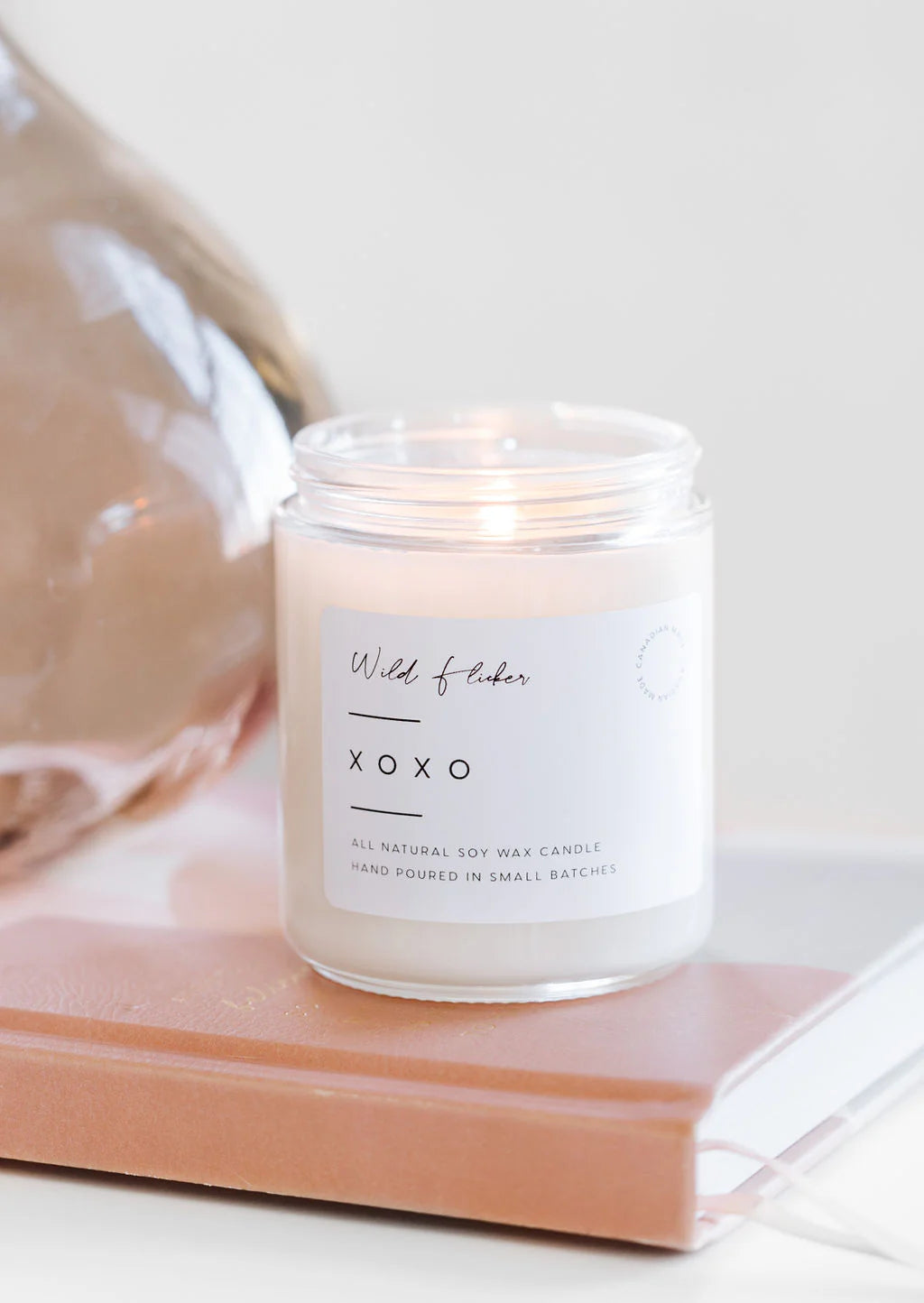 Wild Flicker XOXO Candle (two sizes)