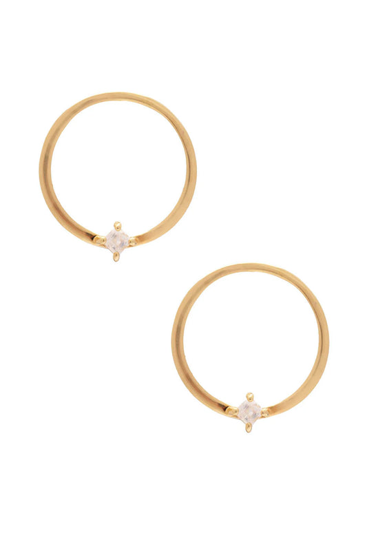 Sarah Mulder Ali Studs In Gold