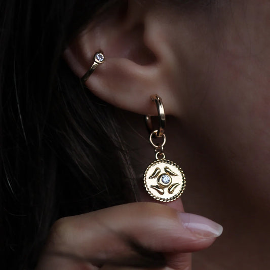 Leah Yard Guardian Earrings