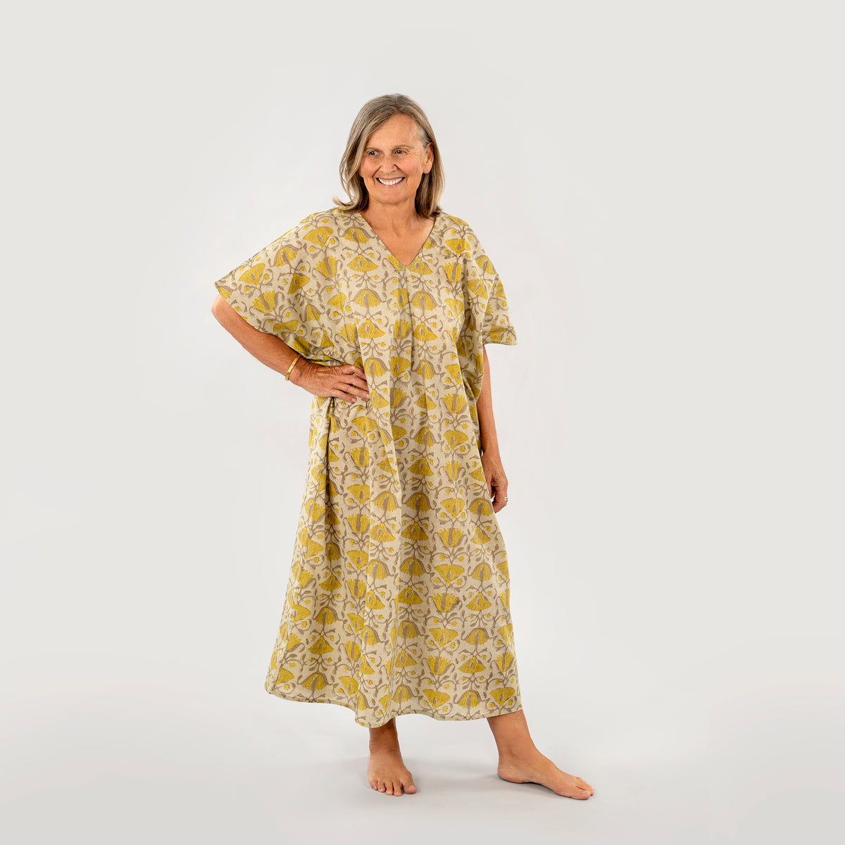Indaba Block Print Kaftan (several colours & patterns)