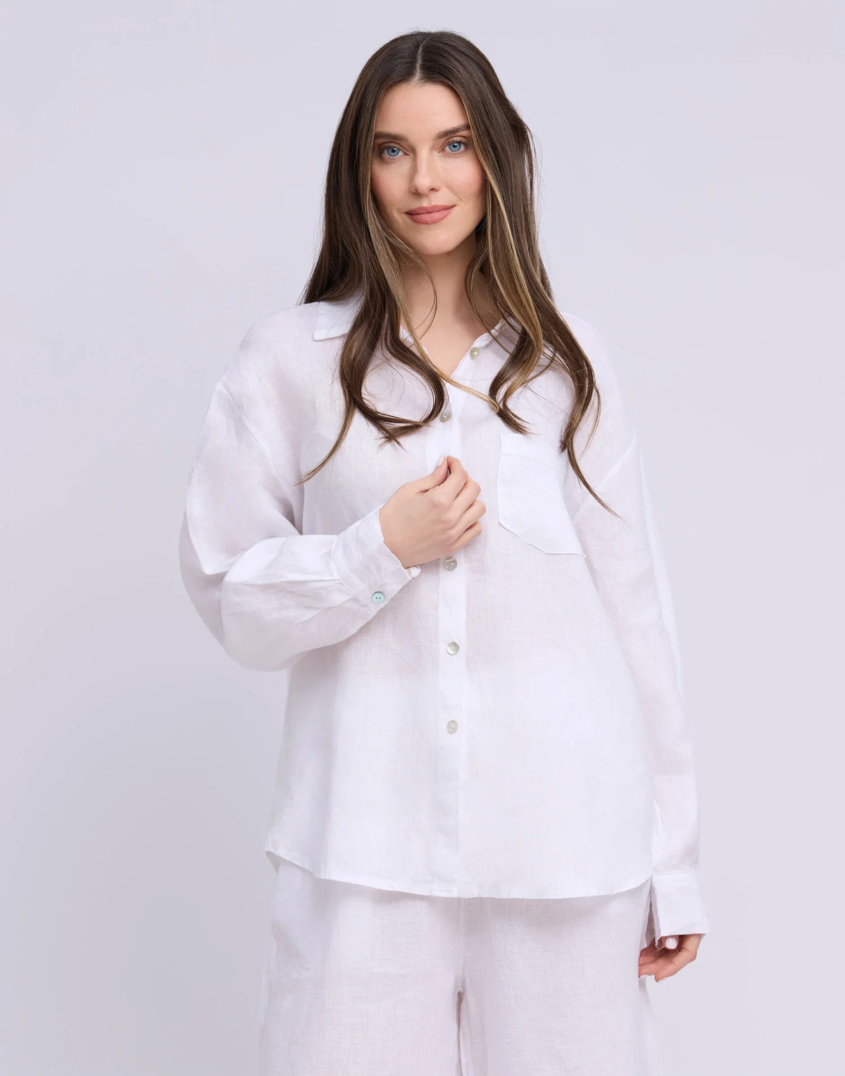 Yoga Jeans Elena Linen Boyfriend Shirt (five colours)