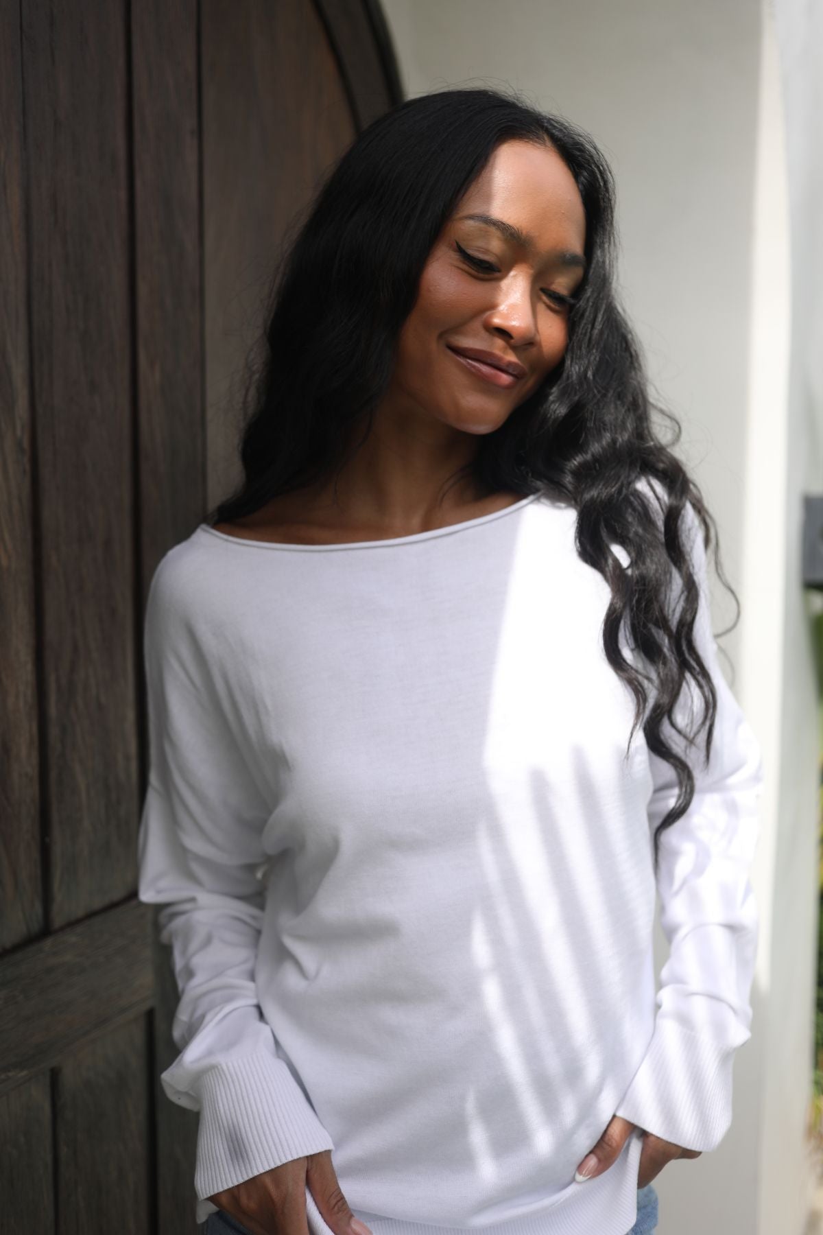 Echo Verde Clothing Roll Neck Bamboo Blend Sweater (three colours)